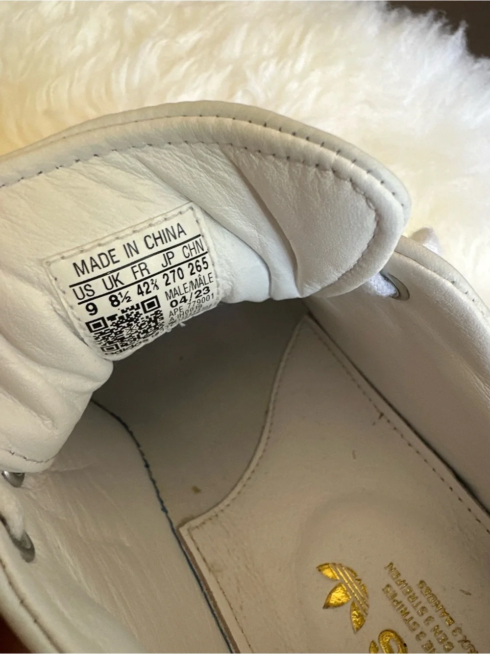 adidas clean white